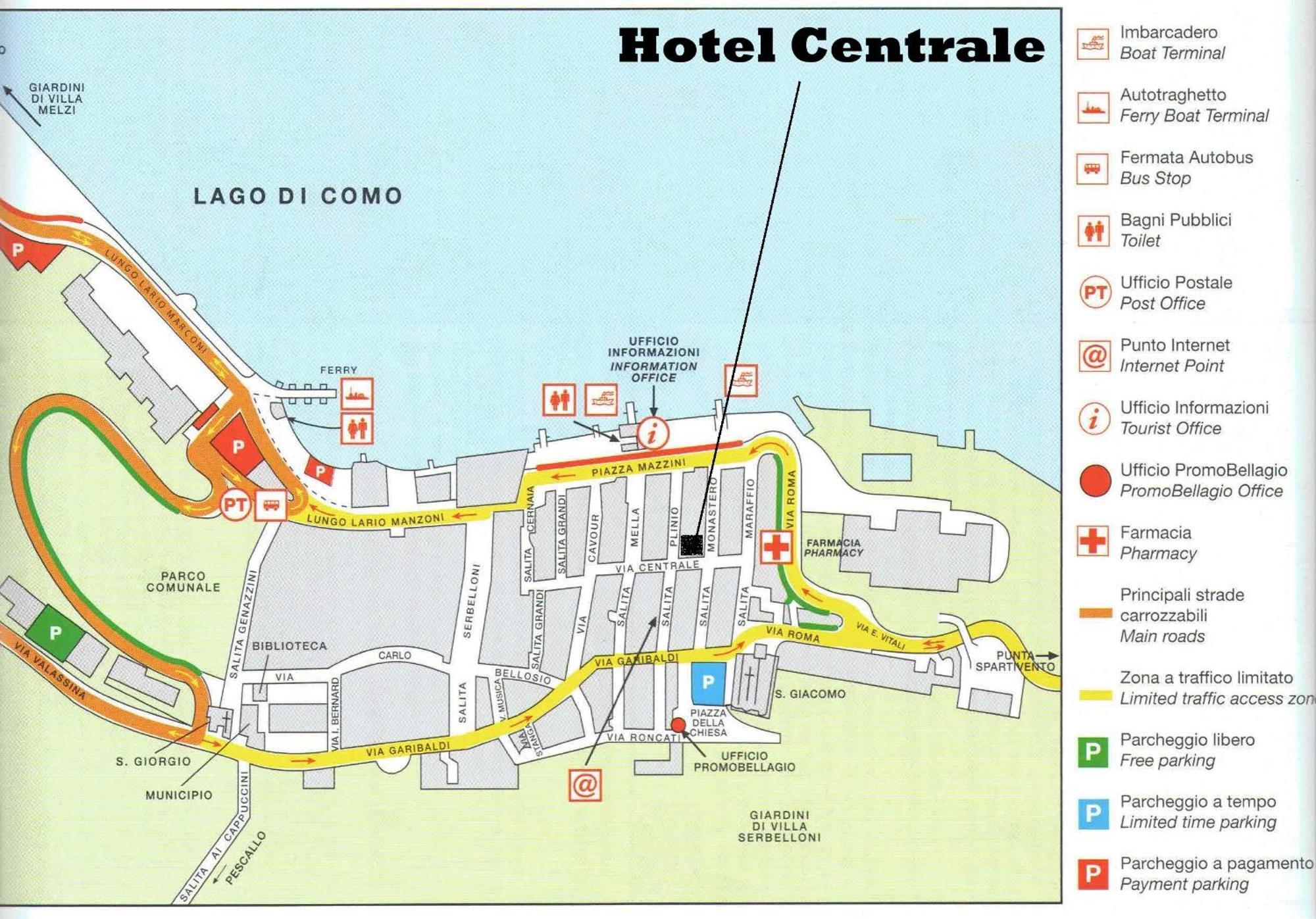 Hotel Centrale Bellagio Dış mekan fotoğraf
